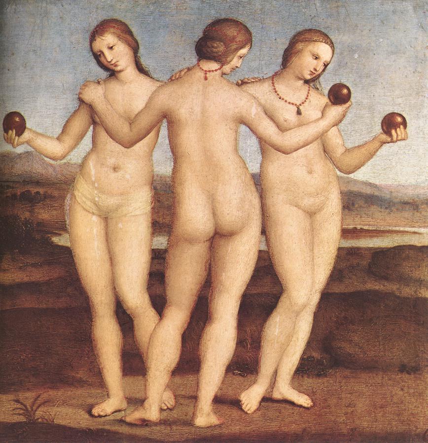 Raphael, Les trois grâces.